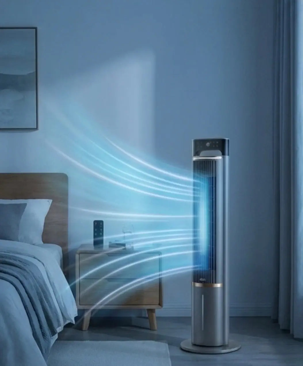 Smart Vortex Air Cooler for Bedroom