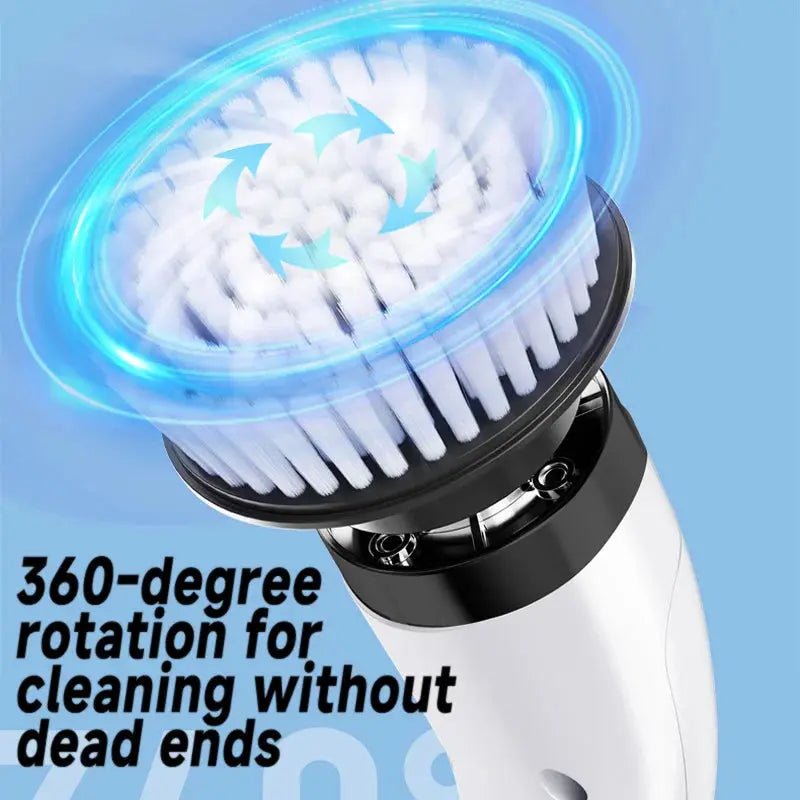 Cordless Household Spin Scrubber