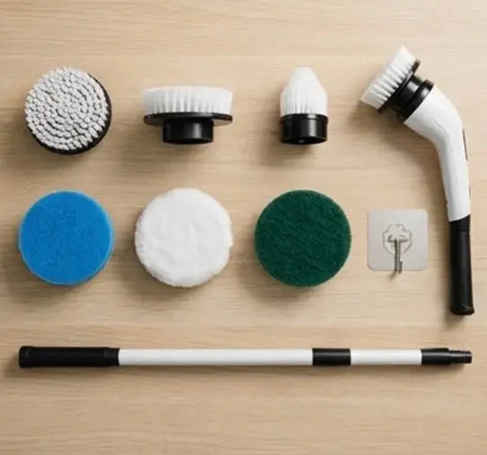 Cordless Household Spin Scrubber