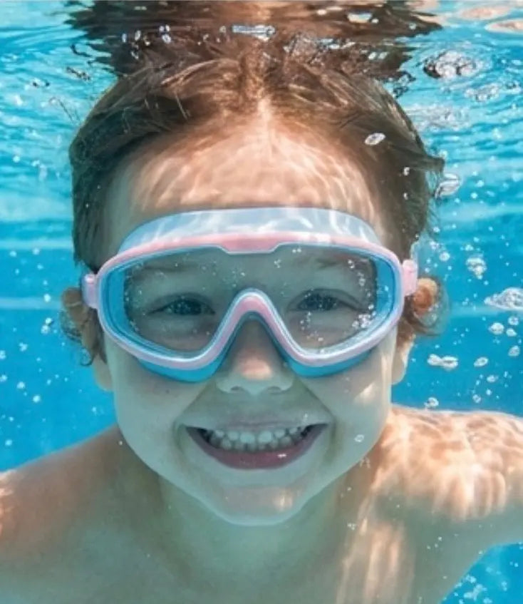 Kids Anti-Fog Wide View Swim Goggles