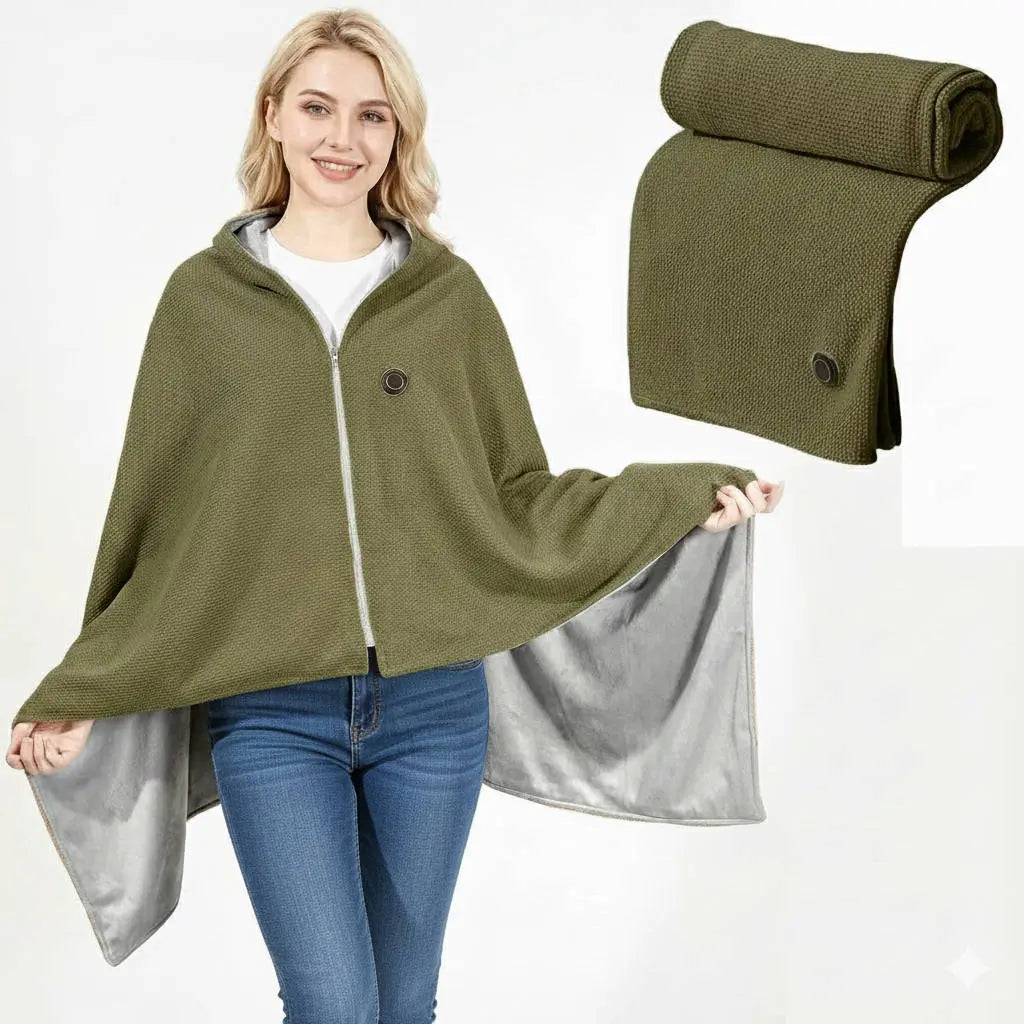 Portable Heated Shawl Blanket